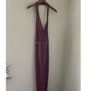 Halter Purple Dress - size medium